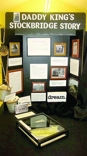 Cochran Library display honoring Martin Luther King, Sr. – Henry County